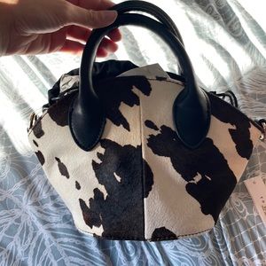 NWT Cow print purse